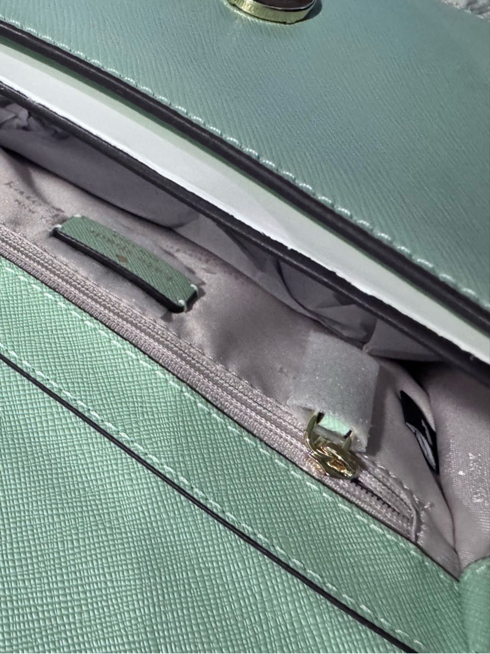 kate spade Mint Green Structured Top-Handle Satchel - Picture 8 of 16